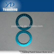 Kundenspezifische CNC eloxierte blaue Aluminium Unterlegscheiben